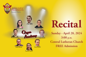 Organ Academy Recital