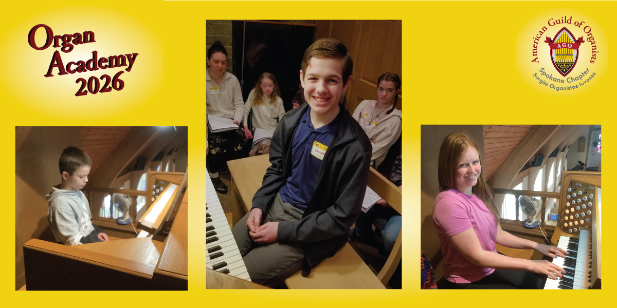 Spokane Organ Academy Students