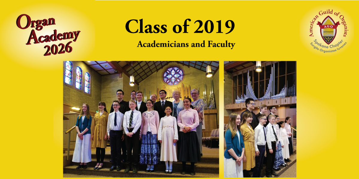 Organ Academy 2019 Class