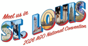 AGO National Convention promo