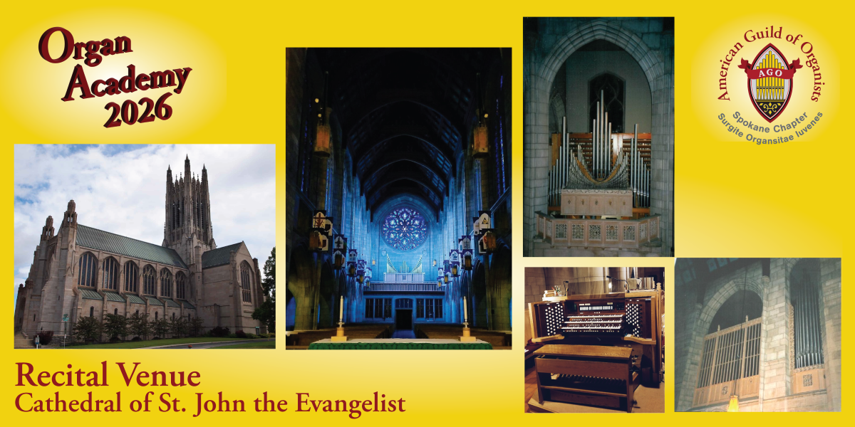 Spokane Organ Academy 2026 Recital Venue