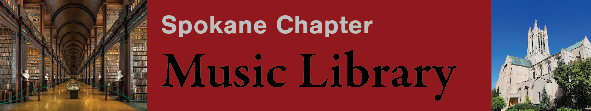 Spokane AGO Music Library